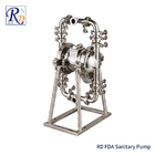 RD-FDA 25 Sanitary Penumatic Chemical Diaphragm Pump For Food Pharmaceutical Industry